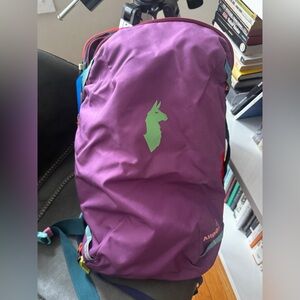Cotopaxi Allpa del dia 28L clamshell travel backpack multicolor